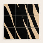 Zebra Wood Wall Art Gallery Image 1