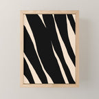 Zebra Mini Art Print Gallery Image 1