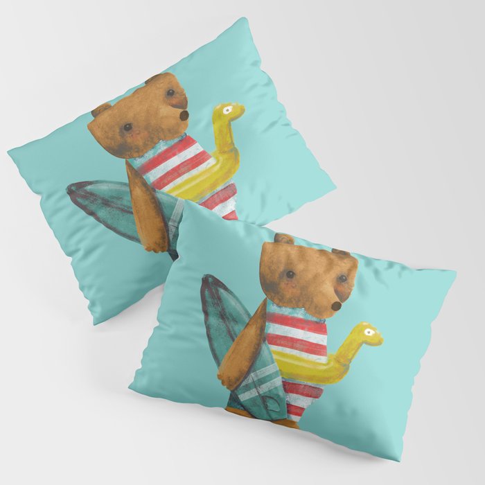 Summer Bear Pillow Sham Gallery Image 1