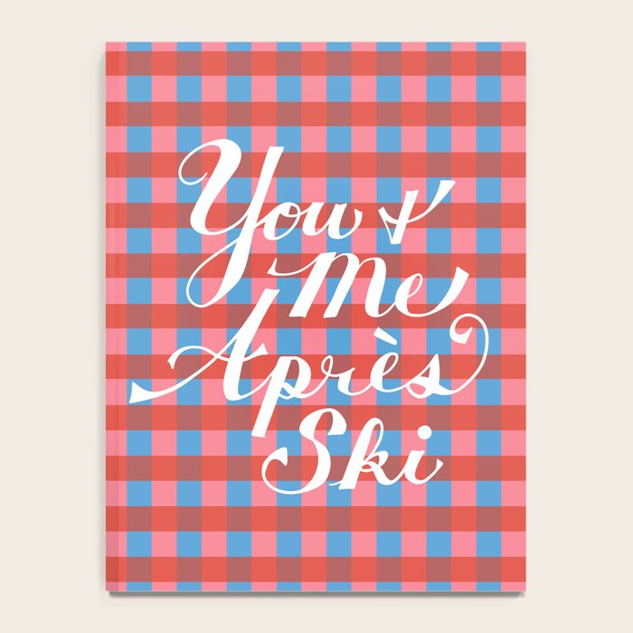 You and Me Apres Ski in Plaid Notebook Gallery Image 4