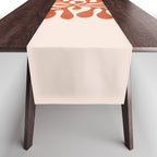Nature Leaf Cutouts III: Terracotta Edition | Mid-Century Henri Matisse Series Table Runner Gallery Image 1