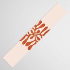 Nature Leaf Cutouts III: Terracotta Edition | Mid-Century Henri Matisse Series Table Runner Gallery Image 3