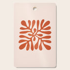 Nature Leaf Cutouts III: Terracotta Edition | Mid-Century Henri Matisse Series Cutting Board Gallery Image 1