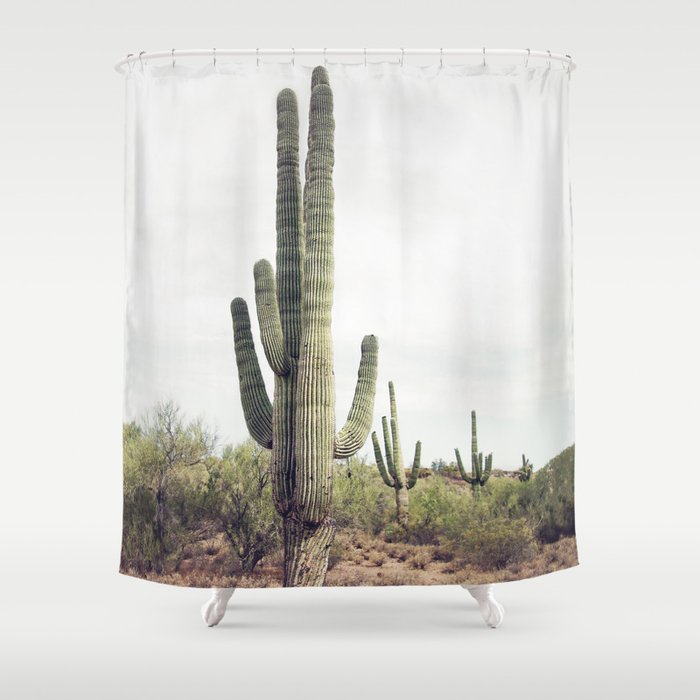 Cactus Land Shower Curtain Gallery Image 1