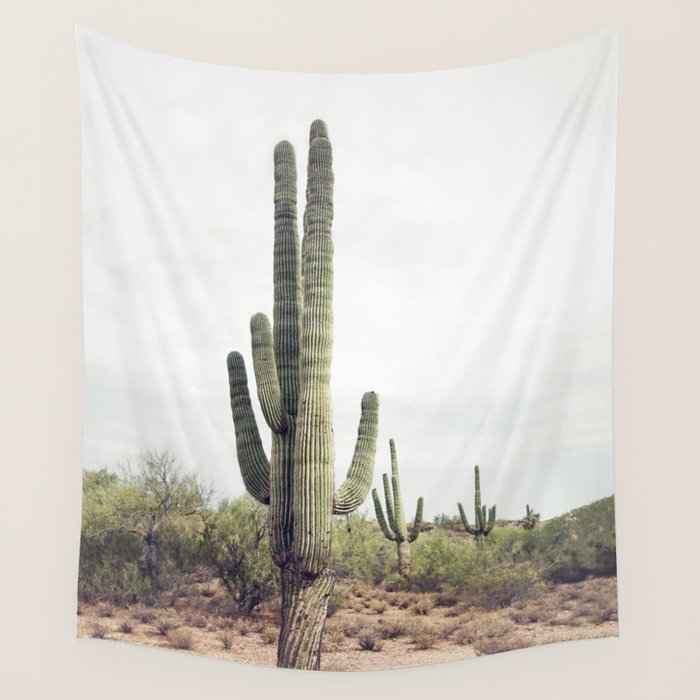 Cactus Land Wall Tapestry Gallery Image 1
