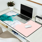 Pink Sand Beach Desk Mat Gallery Image 2