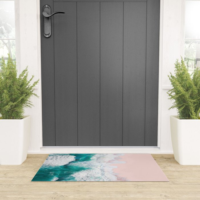 Pink Sand Beach Welcome Mat Gallery Image 3