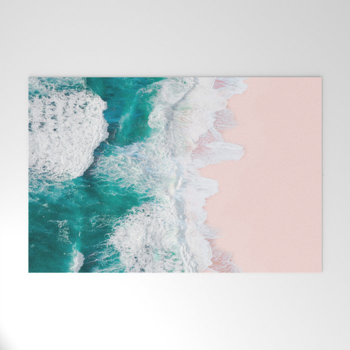 Pink Sand Beach Welcome Mat Gallery Image 1
