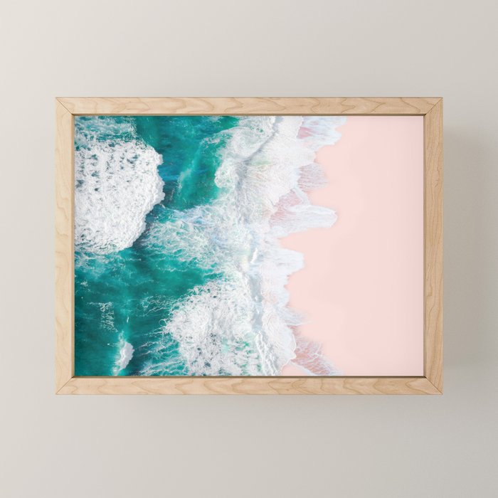 Pink Sand Beach Mini Art Print Gallery Image 1