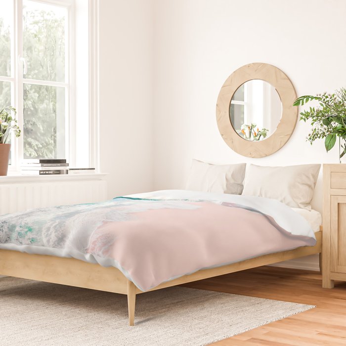 Pink Sand Beach Duvet Cover Gallery Image 2