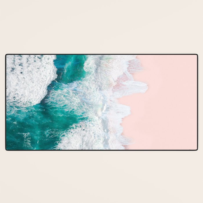 Pink Sand Beach Desk Mat Gallery Image 3