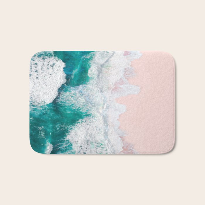 Pink Sand Beach Bath Mat Gallery Image 1