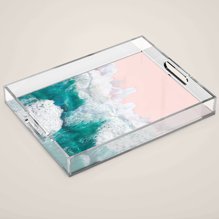 Pink Sand Beach Acrylic Tray Gallery Image 1