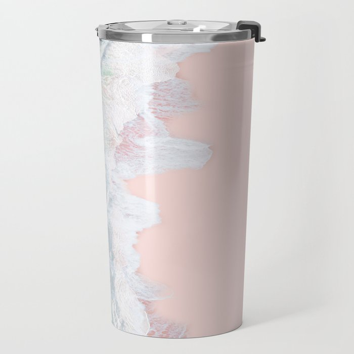 Pink Sand Beach Travel Mug Gallery Image 2
