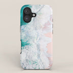 Pink Sand Beach iPhone Case Gallery Image 1