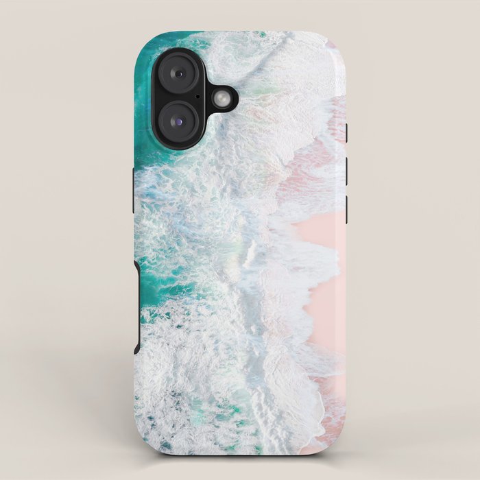 Pink Sand Beach iPhone Case Gallery Image 1