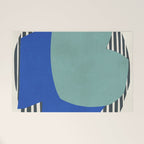 Modern abstract shape N02 Welcome Mat Gallery Image 1