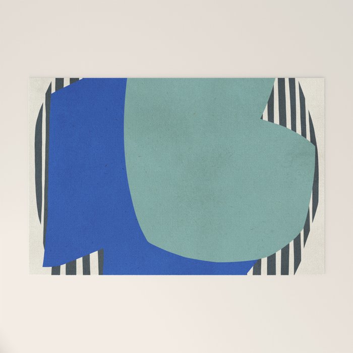 Modern abstract shape N02 Welcome Mat Gallery Image 1