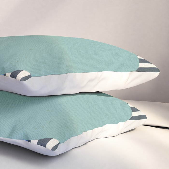 Modern abstract shape N02 Pillow Sham Gallery Image 3