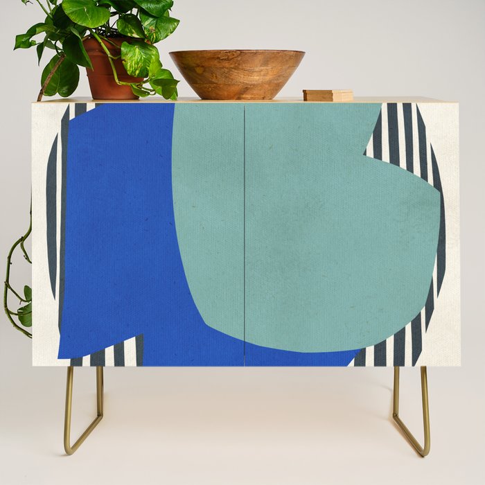 Modern abstract shape N02 Credenza Gallery Image 1
