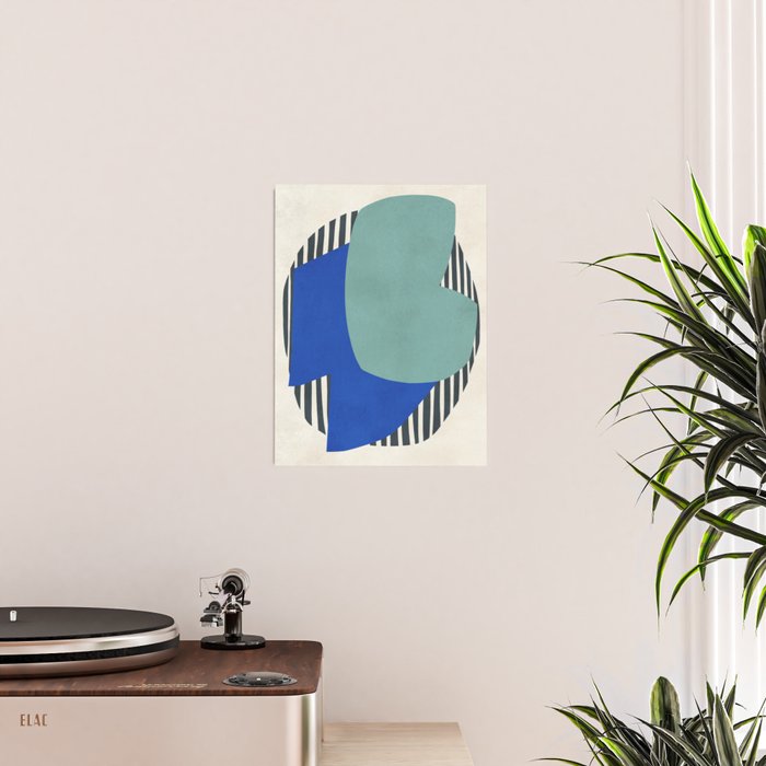 Modern abstract shape N02 Poster Gallery Image 2