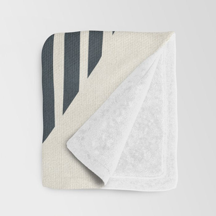 Modern abstract shape N02 Throw Blanket Gallery Image 3