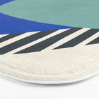 Modern abstract shape N02 Bath Mat Gallery Image 3