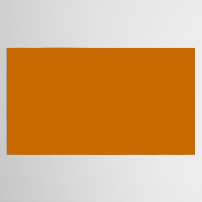 Retro Orange Solid Color Tablecloth Gallery Image 2