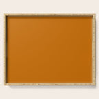 Retro Orange Solid Color Serving Tray Gallery Image 1