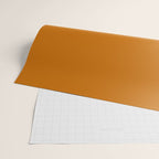 Retro Orange Solid Color Wrapping Paper Gallery Image 2