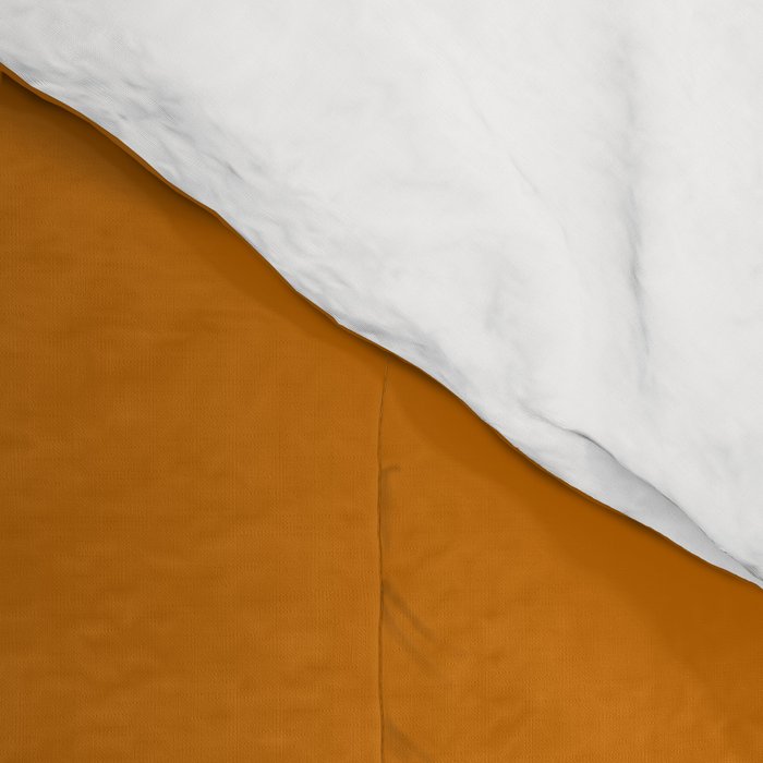 Retro Orange Solid Color Comforter Gallery Image 4