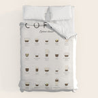 Espresso Coffe Classics Recipes Duvet Cover Gallery Image 6