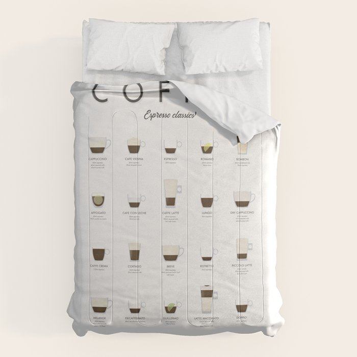 Espresso Coffe Classics Recipes Comforter Gallery Image 6