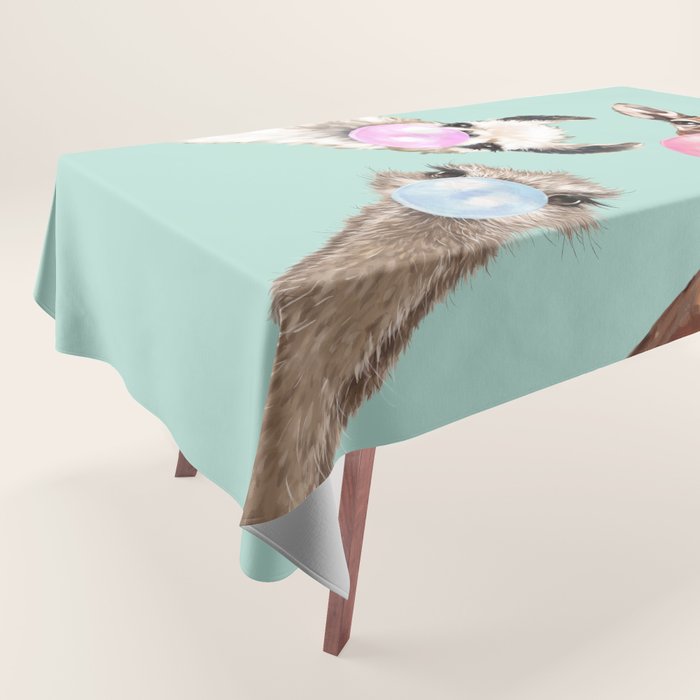 Bubble Gum Gang in Green Tablecloth Gallery Image 1