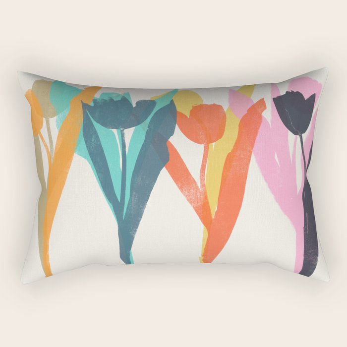 tulips 2 h Rectangular Pillow Gallery Image 2