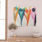 tulips 2 h Wall Tapestry Gallery Image 2