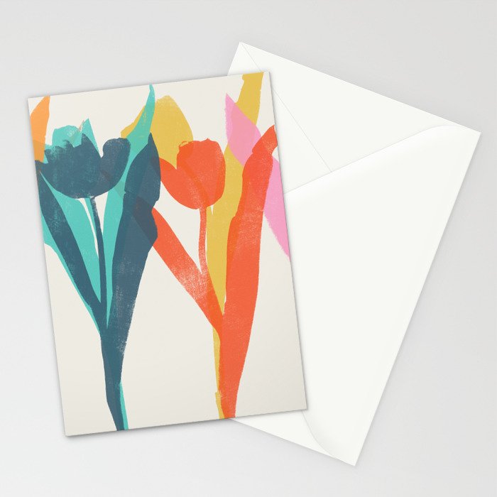 tulips 2 h Stationery Card Gallery Image 2