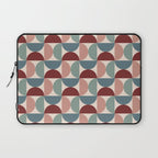 Bauhaus Mid Century Modern Geometric Pattern XV Laptop Sleeve Gallery Image 1