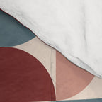 Bauhaus Mid Century Modern Geometric Pattern XV Comforter Gallery Image 4