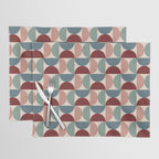 Bauhaus Mid Century Modern Geometric Pattern XV Placemat Gallery Image 1
