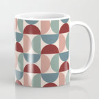 Bauhaus Mid Century Modern Geometric Pattern XV Coffee Mug Gallery Image 1