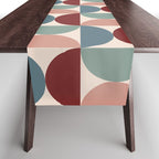 Bauhaus Mid Century Modern Geometric Pattern XV Table Runner Gallery Image 1