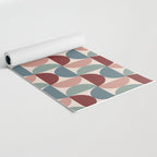 Bauhaus Mid Century Modern Geometric Pattern XV Yoga Mat Gallery Image 2