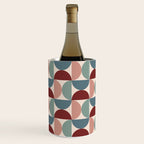Bauhaus Mid Century Modern Geometric Pattern XV Wine Chiller Gallery Image 1
