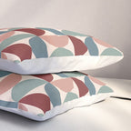Bauhaus Mid Century Modern Geometric Pattern XV Pillow Sham Gallery Image 3