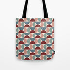 Bauhaus Mid Century Modern Geometric Pattern XV Tote Bag Gallery Image 1