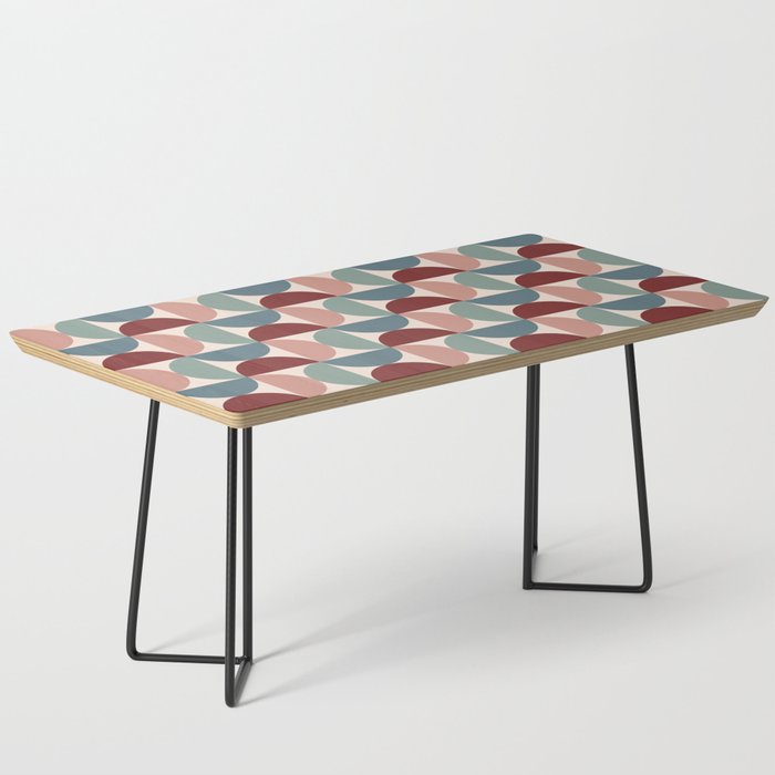 Bauhaus Mid Century Modern Geometric Pattern XV Coffee Table Gallery Image 1