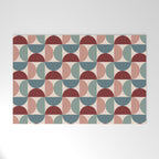 Bauhaus Mid Century Modern Geometric Pattern XV Welcome Mat Gallery Image 1