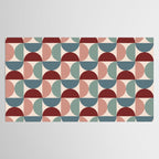 Bauhaus Mid Century Modern Geometric Pattern XV Tablecloth Gallery Image 2