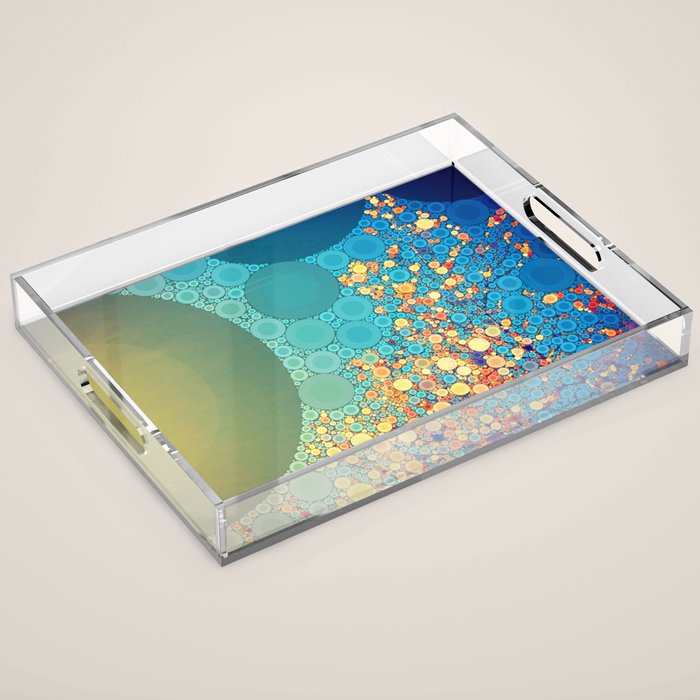 Sky and Leaves Acrylic Tray Gallery Image 1